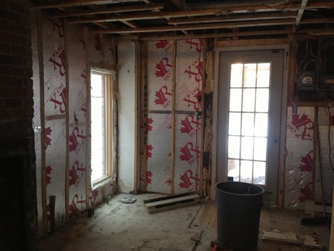 Room cleared for residential renovation